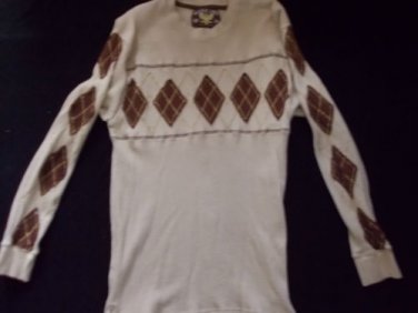 Brown long sleeve thermo t shirt Bare Fox long sleeve brown thermal T- shirt L