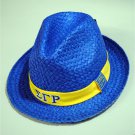 SIGMA GAMMA RHO Blue Straw Hat Cap Sigma Gamma Rho