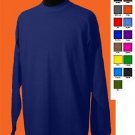 NAVY BLUE LONG SLEEVE T-SHIRT by PRO CLUB LONG SLEEVE COMFORT T SHIRT S-3X 6PACK