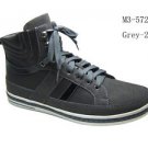 Mens High Top Boots Gray high top casual sneaker shoe boot by D.ALDO 8.5-13 NEW