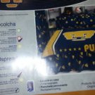 PUMAS UNAM SOCCER BED SET BEDDING QUILT PILLOW 3PC SOCCER BED SET
