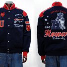 Howard University Long Sleeve Jacket Howard State Bison Race Jacket L-4X