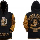 ALPHA PHI ALPHA Black Gold Hoodie Jacket Alpha Phi Alpha Pullover Hoody Jacket