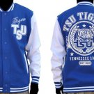 Tennessee State University Fleece Varsity Jacket HBCU TSU Letterman Coat S-4X