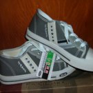 Mens low top sneaker shoe by ZULIBOA gray low top tennis shoe 6US/40EU NIB