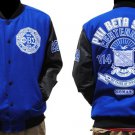 Phi Beta Sigma 100 YEAR Centennial Varsity Jacket Blue Black Wool Varsity M-5X