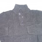 Mens gray long sleeve sweater by Johnny J Dark gray long sleeve sweater M XL