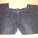 Mens black denim jean pants Black straight leg relax fit denim jean pants 38X30