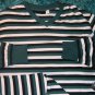 Rocawear long sleeve V neck T shrit black white stripe long sleeve V neck L XL