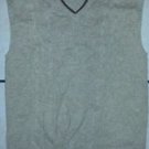 Sean John Boys Brown Sleeveless Pullover V neck sweater Sleeveless V-Neck Vest L