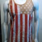 USA Flag Tank Top Mens American Flag Fashion Tank USA Tank top S-2X #2