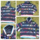 Parish Nation Navy Blue long sleeve zip up hoody hoodie jacket Hoody M-2XL