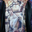 Sublimation Greek goddess image long sleeve T-SHIRT King Neptune T shirt M-2X