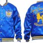 SIGMA GAMMA RHO Blue Gold Satin Jacket Sigma Gamma Rho Sorority Jacket S-4X