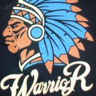 Black Indian Warrior short sleeve Tee shirt  WARRIOR short sleeve T- shirt  L
