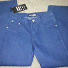MENS BLUE DENIM JEAN PANTS STRAIGHT LEG BLUE DENIM JEANS PANTS 32Wx32L