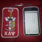 KAPPA ALPHA PSI LUGGAGE NAME TAG Name ID Suitcase Computer clothes name tag