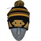 ALPHA PHI ALPHA BLACK GOLD BALL BEANIE CAP MENS SKI BEANIE HAT Beanie #02