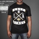 LAST KINGS BLACK SHORT SLEEVE T SHIRT LAST KINGS XXX SWORD T SHIRT S-XL NWT