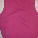Oscar de la renta red sleeveless V neck sweater Mens Red Casual V neck top XL