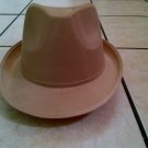 Unisex Mesh Tan Fedora Mens Womens Casual Fedora Cap Hat Fedora Hat NWT