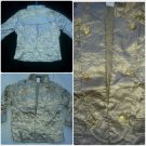 Womens long sleeve dress jacket Light Tan long sleeve evening jacket top M NEW