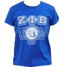 ZETA PHI BETA Blue short sleeve T shirt Zeta Phi Beta Sorority T shirt S-4X NWT