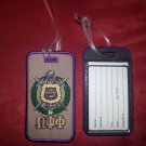 OMEGA PSI PHI LUGGAGE NAME TAG Name ID Suitcase Computer clothes name tag