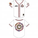 Mens Negro League Baseball Jersey NLBM Commemorative Baseball Jersey M-5XL WHT
