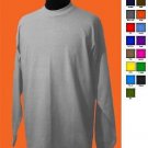 GRAY LONG SLEEVE T-SHIRT by PRO CLUB LONG SLEEVE COMFORT T SHIRT S-3X 6PACK