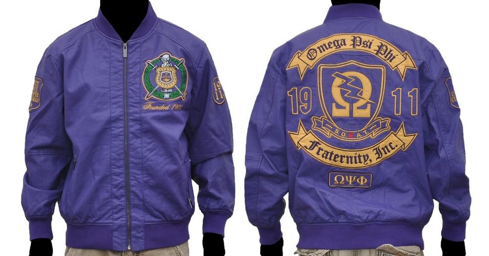 Omega Psi Phi Leather Fraternity Jacket Purple Omega Psi Phi Jacket ...