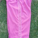 Women's Pink White Athletic shorts Gym Capri's Crops Work Out Gym Capri shorts S
