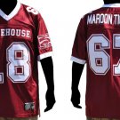 Morehouse short sleeve football jersey Morehouse Maroon Tigers football jersey