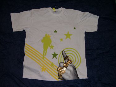 White short sleeve T shirt Akcess Championship Ring Tee shirt Basketball Ring