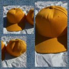 Mens Womens Gold baseball Cap Hat Solid color fitted baseball cap 6-7 5/8