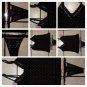 MAX+EDDIE WOMENS SEXY BLACK PINK Polka Dot Lingerie Set G-String 2 PC SET SZ 6