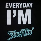 Black short sleeve t shirt Every Day I'm Shuffling T shirt 80's Vintage T shirt