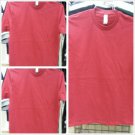 PRO CLUB FITTED CREW NECK  SHORT SLEEVE  T SHIRT BURGUNDY FITTED T SHIRT 6 PACK