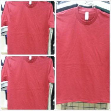 PRO CLUB FITTED CREW NECK  SHORT SLEEVE  T SHIRT BURGUNDY FITTED T SHIRT 6 PACK