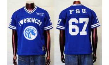 Denver Broncos NFL Jersey – Polynesian Design Blue – Anehana