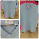 SKY BLUE SHORT SLEEVE V NECK T SHIRT  PRO CLUB COMFORT V NECKT SHIRT S-3X 6PC
