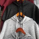 BLACK SHORT SLEEVE HOODIE JACKET PULLOVER HOODY JACKET  M-2X