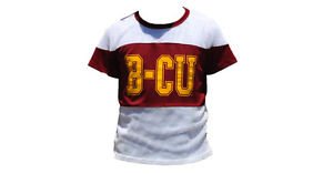 Bethune Cookman College Womens Mesh short sleeve college casual T-shirt S-2X