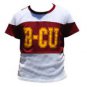 Bethune Cookman College Womens Mesh short sleeve college casual T-shirt S-2X
