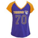 Benedict STATE UNIVERSITY TIGERS WOMENS SHORT SLEEVE V -NECK T-SHIRT S-4X