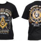 PRINCE HALL Masonic Freemason short sleeve T-shirt SRHINER MASON FRATERNITY TEE