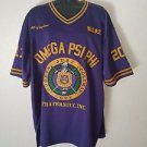 Omega Psi Phi Fraternity short sleeve football jersey 100 year Centennial Top
