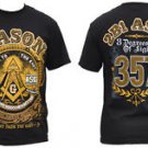 Masonic Freemason  short sleeve T-shirt MASON MASONRY SHRINER MASON T- shirt