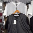 Black Mesh crew neck Jersey Mesh T-shirt Gym Casual Fashion Jersey T-shirt M-2X