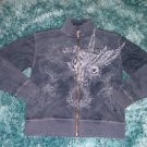 Gray track jacket Mens designer polyester track jacket Casual track jacket